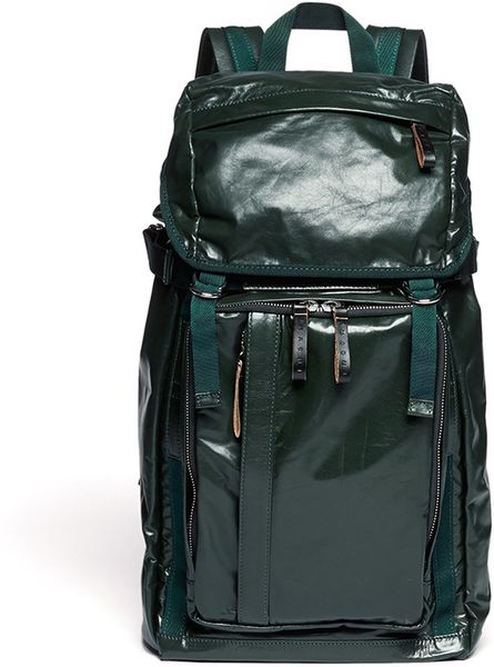 Marni Leather Backpack in Green for Men (Blue and Green) | Lyst