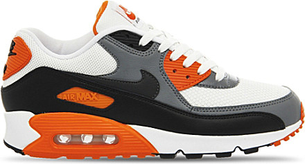 nike trainers orange and grey