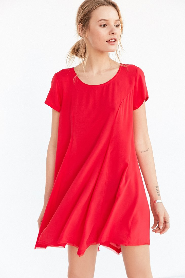 Silence noise Witchy T  shirt  Dress  in Red  Lyst