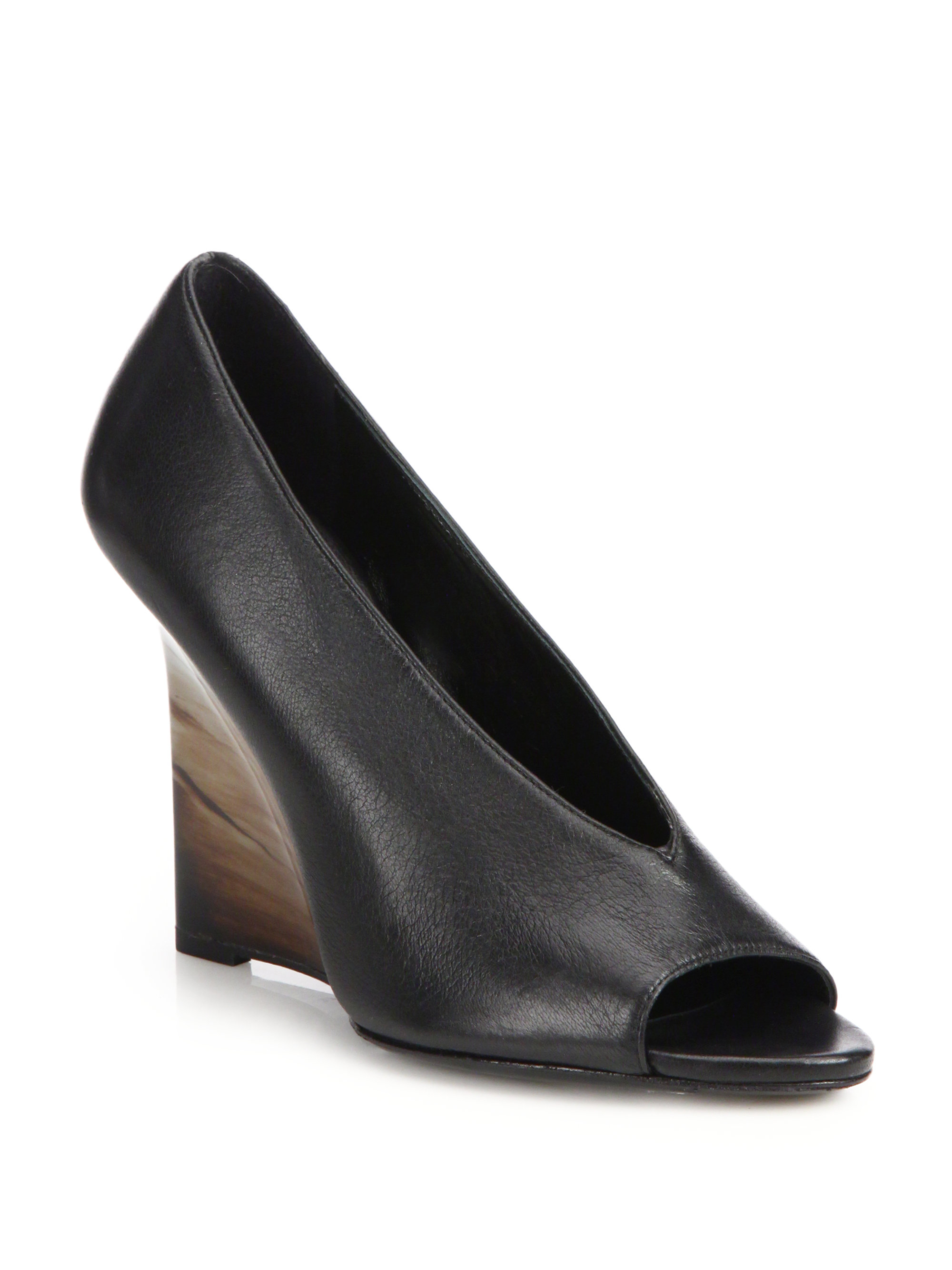 burberry peep toe pumps