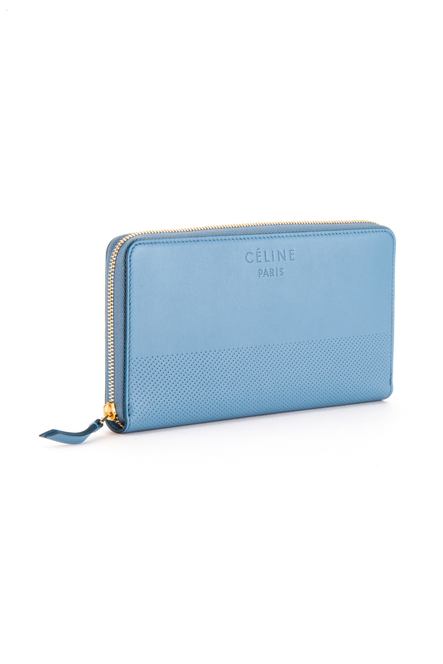 Cline Portafoglio Large Zipped Multifunction in Blue (MEDIUM BLUE ...