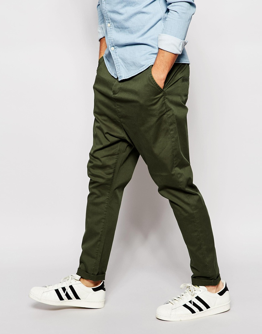 forest green chinos