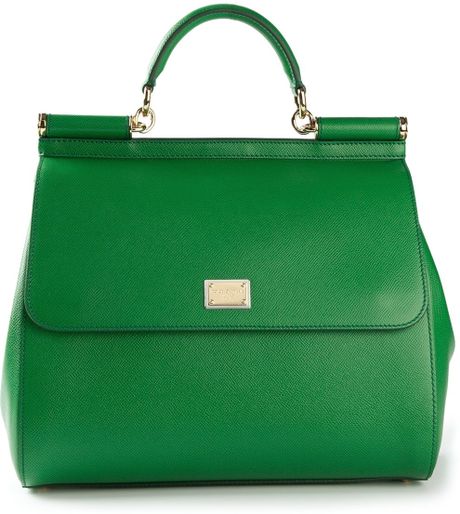 Dolce & Gabbana Classic Tote in Green | Lyst