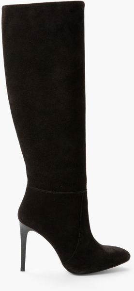 platform boots with tall leg mango
