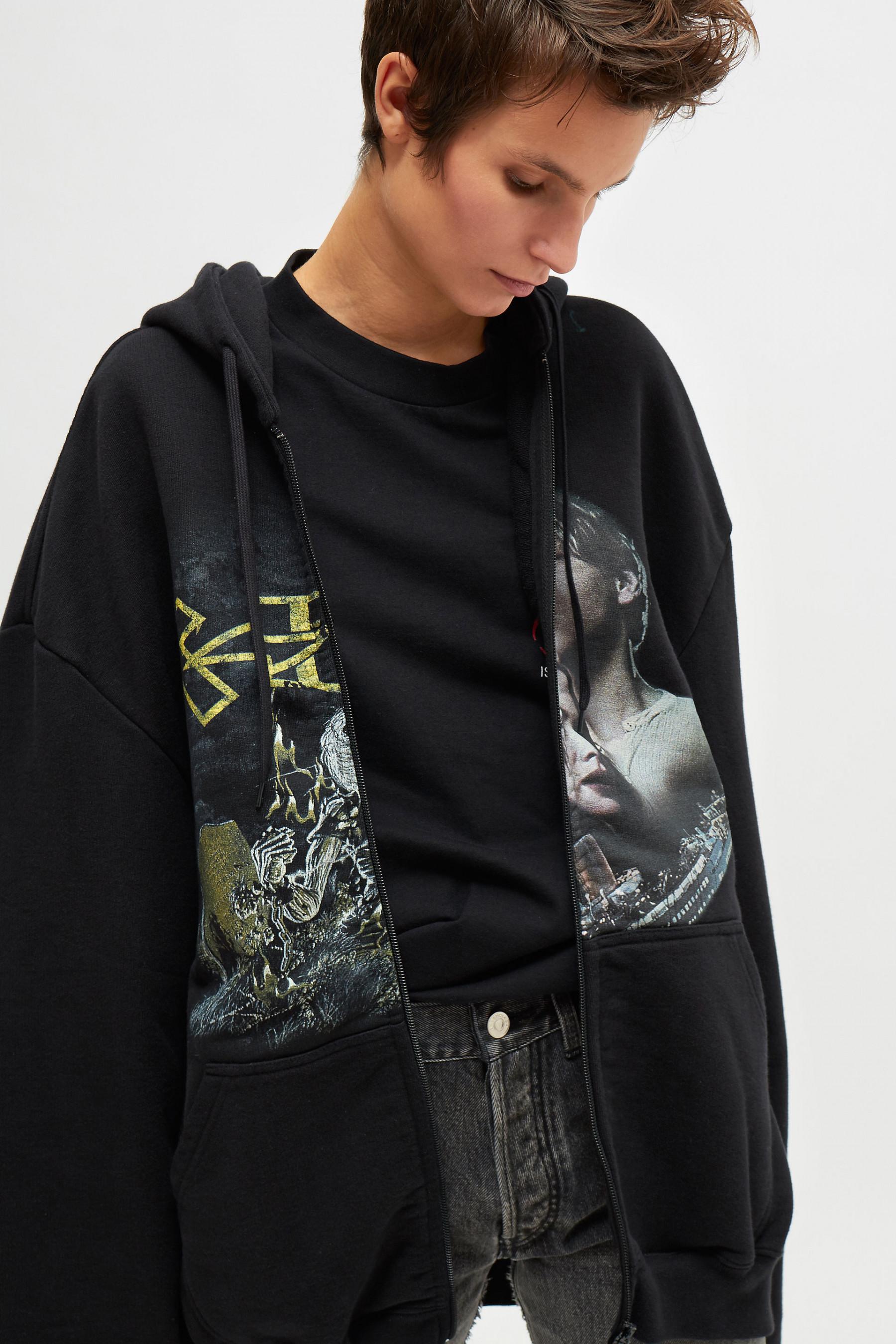 Lyst Vetements Titanic Hoodie in Black