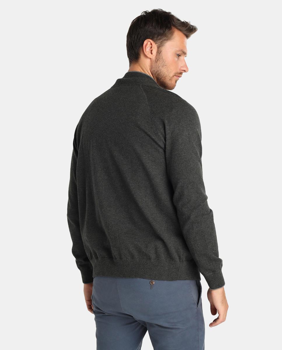 polo cardigan men