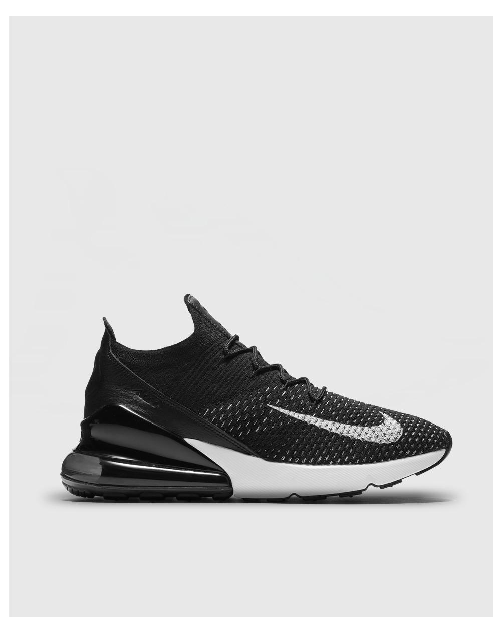 Lyst Nike Air Max 270 Lx Flyknit Casual Trainers in Black Lyst Nike Air Max 270 Lx Flyknit Casual Trainers in Black
