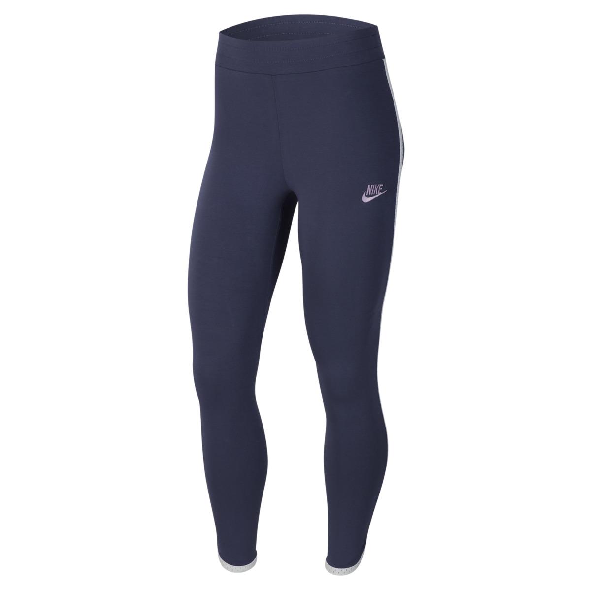 Nike Cotton Sportswear Heritage leggings in Purple - Lyst