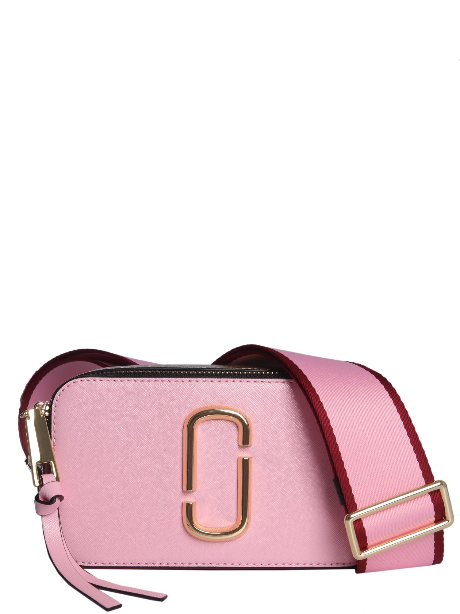 Lyst - Marc Jacobs Small Snapshot Leather Camera Bag in Pink - Save 16%