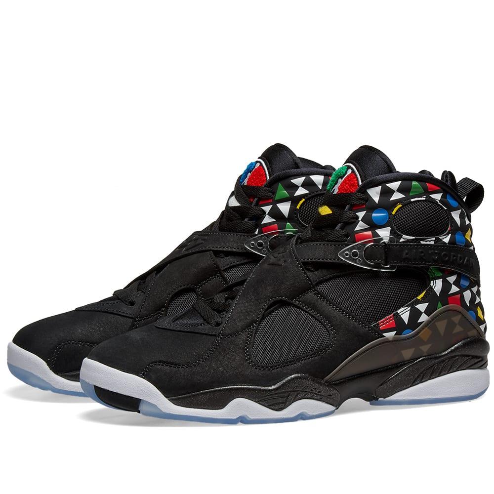 Nike Air Jordan 8 Retro Q54 Shoe in Black for Men - Lyst