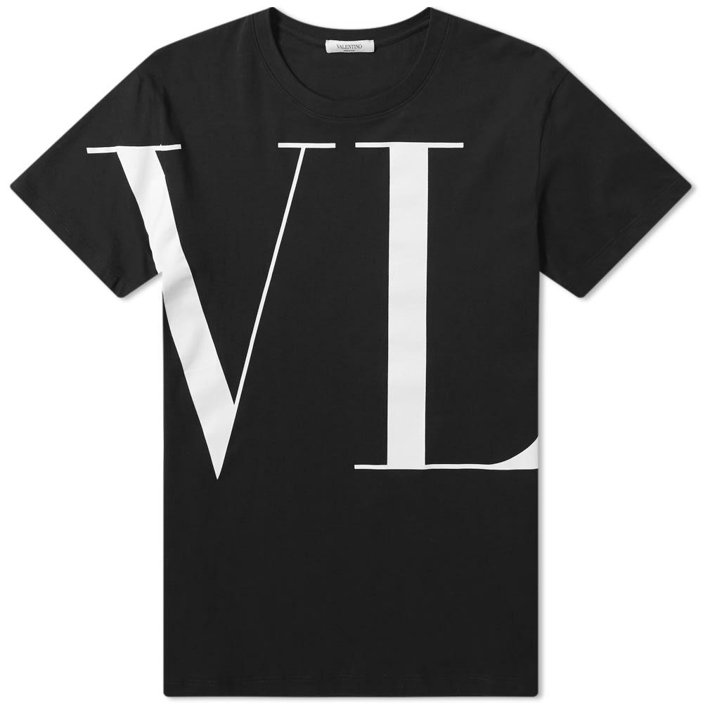 mens black vltn t shirt