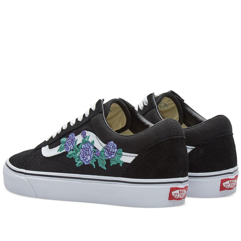 vans rose thorns old skool vans rose thorns old skool