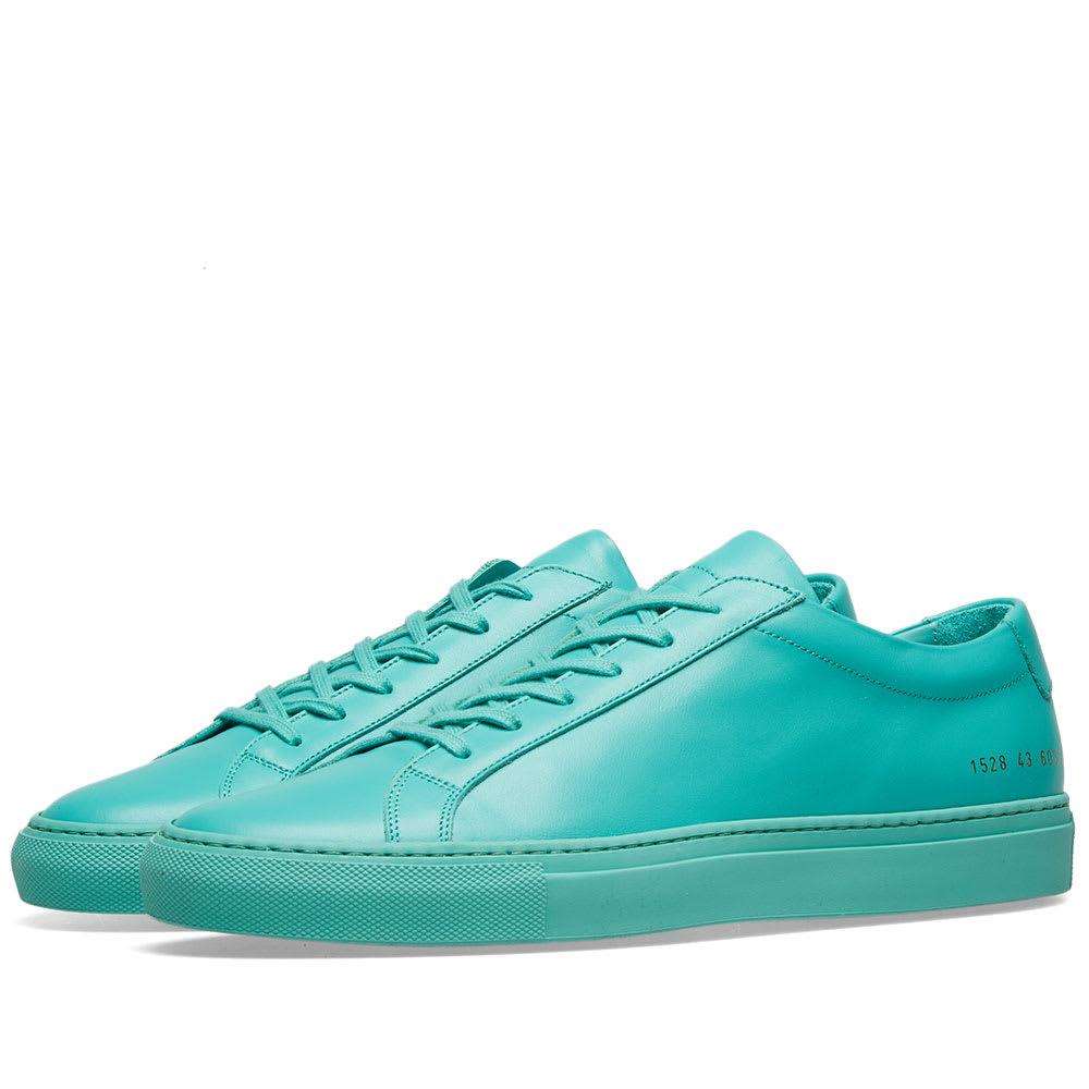 Common Projects Original Achilles Low in Green for Men - Lyst