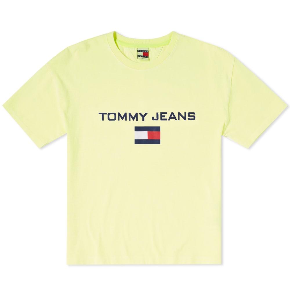 yellow tommy hilfiger t shirt women's