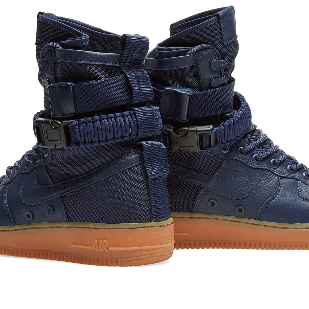 Lyst - Nike Sf Air Force 1 Boot in Blue for Men
