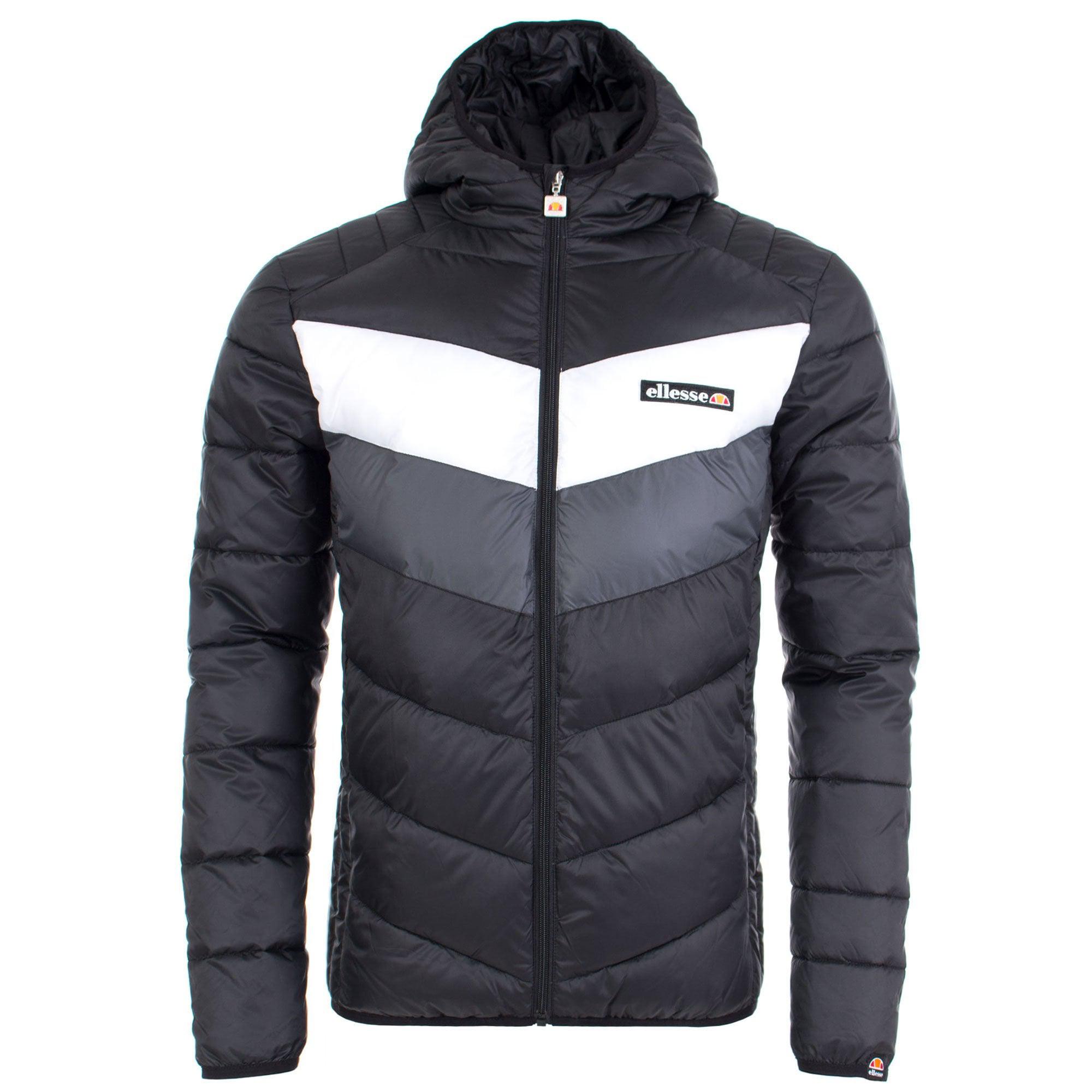 Ellesse Ginap Chevron Puffer Jacket In Black