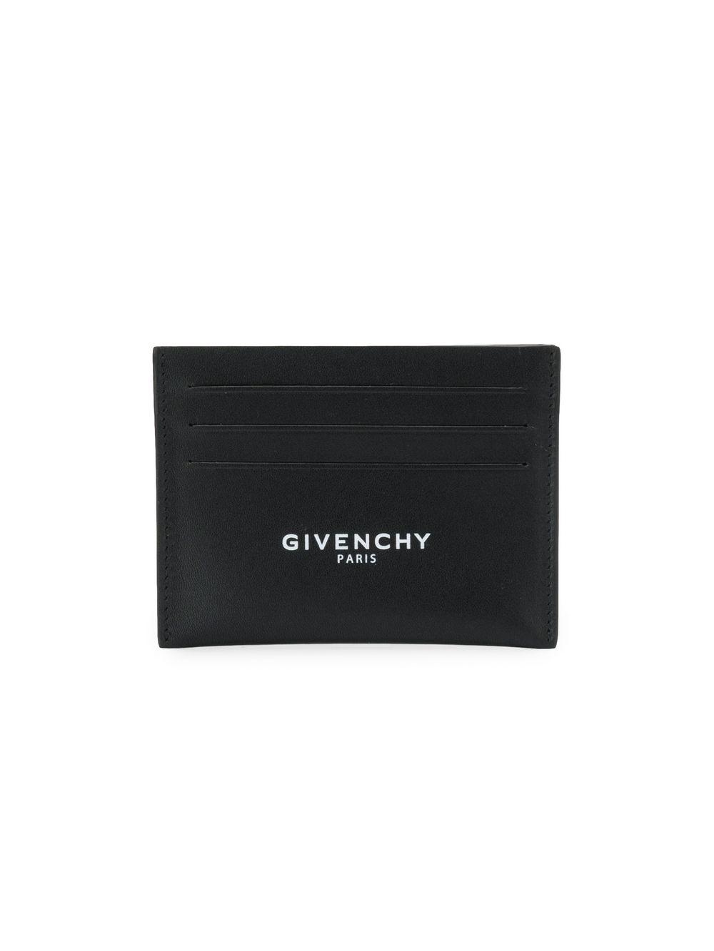 Givenchy Leather Card Holder in Black - Lyst