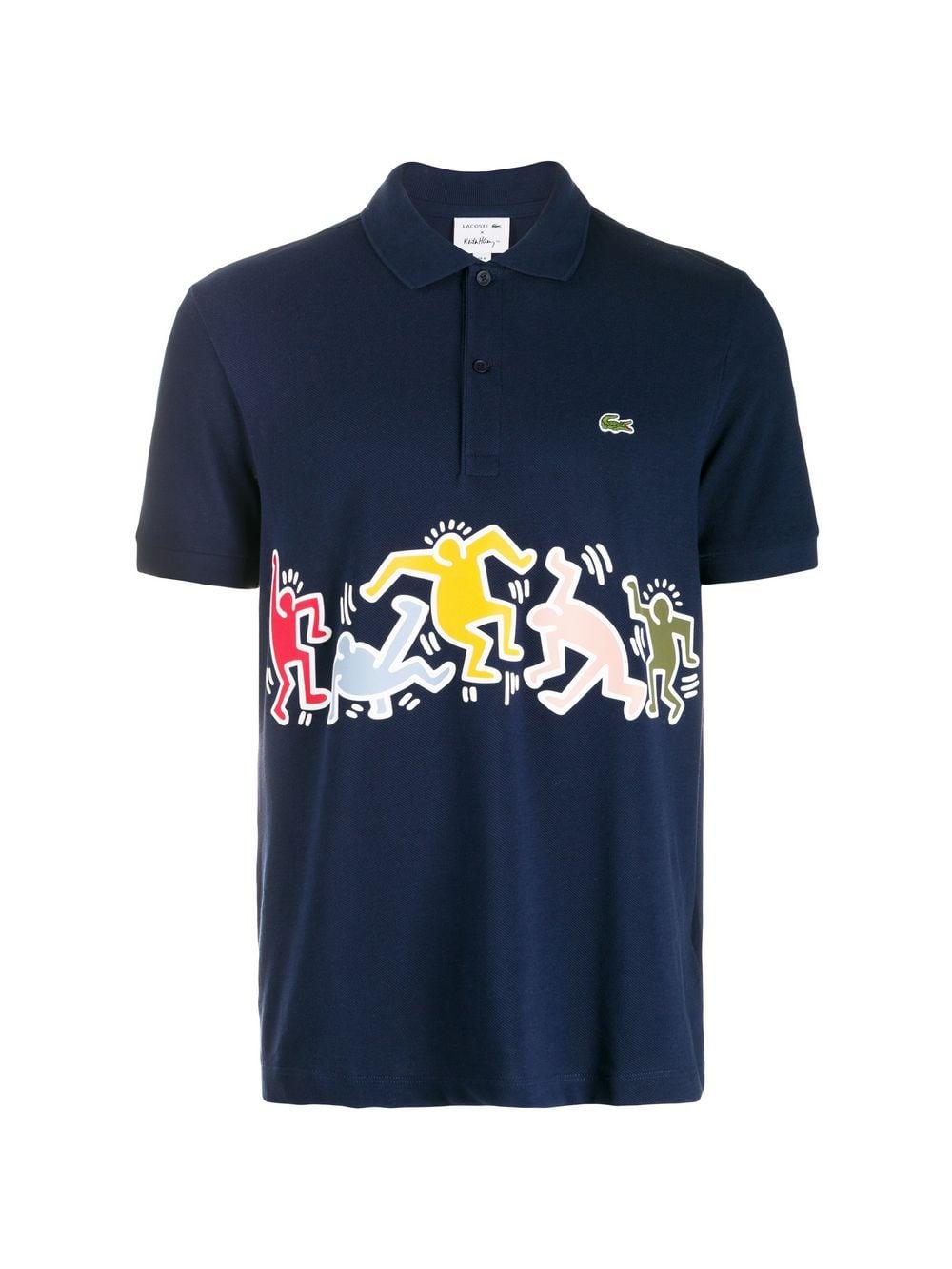 lacoste x keith haring polo