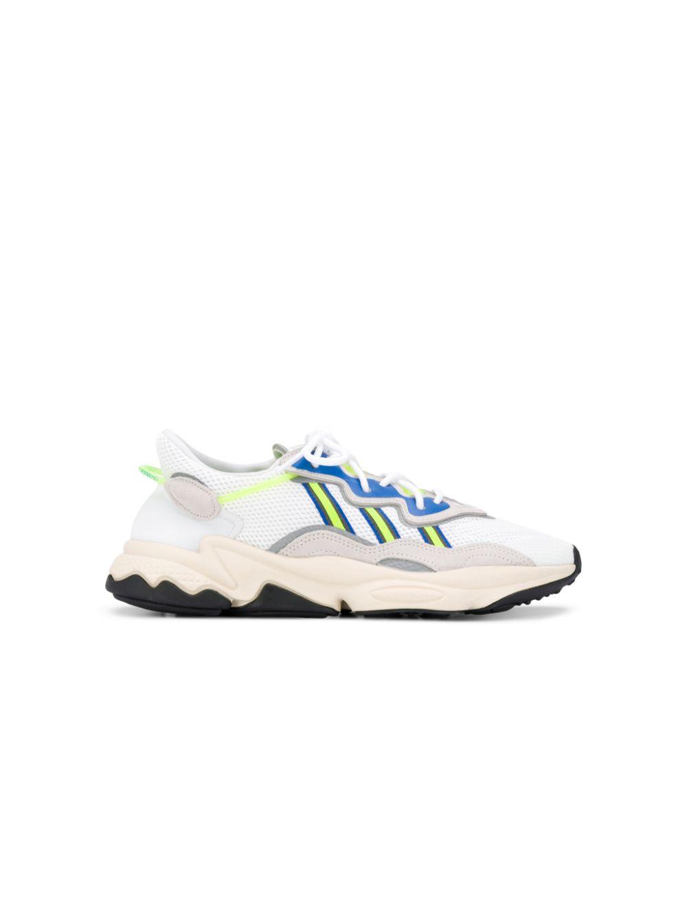 mens white ozweegos