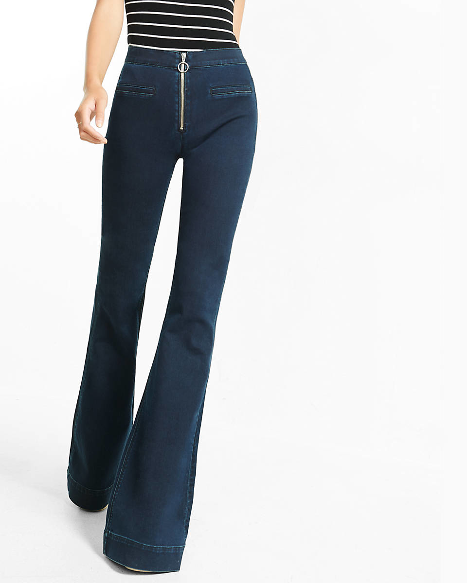 express high waisted jeans