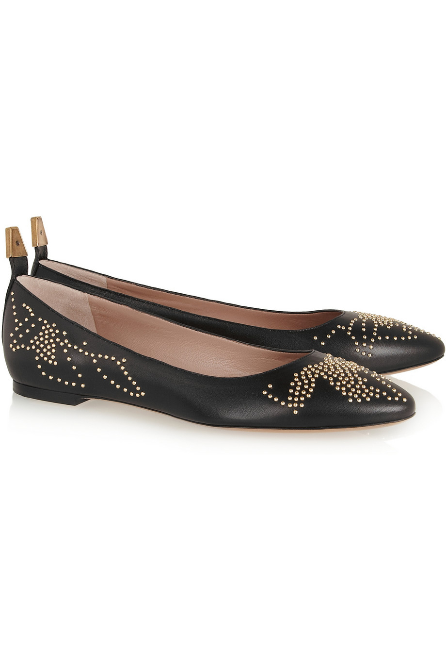 chloe flats black