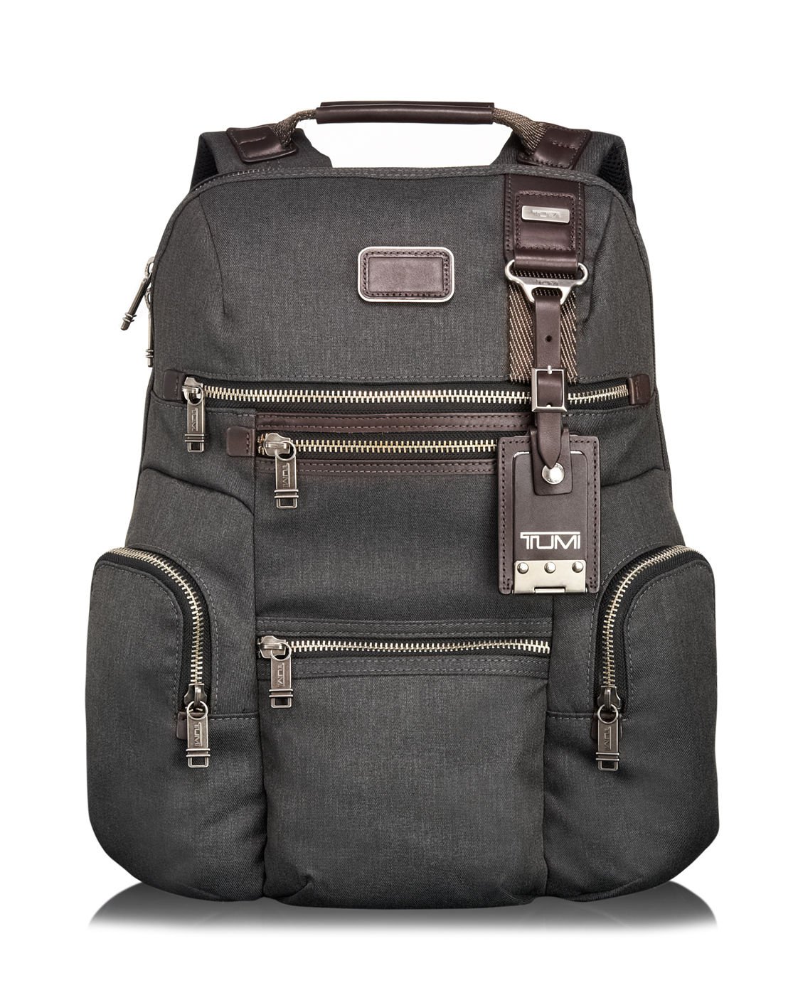 tumi earl grey backpack