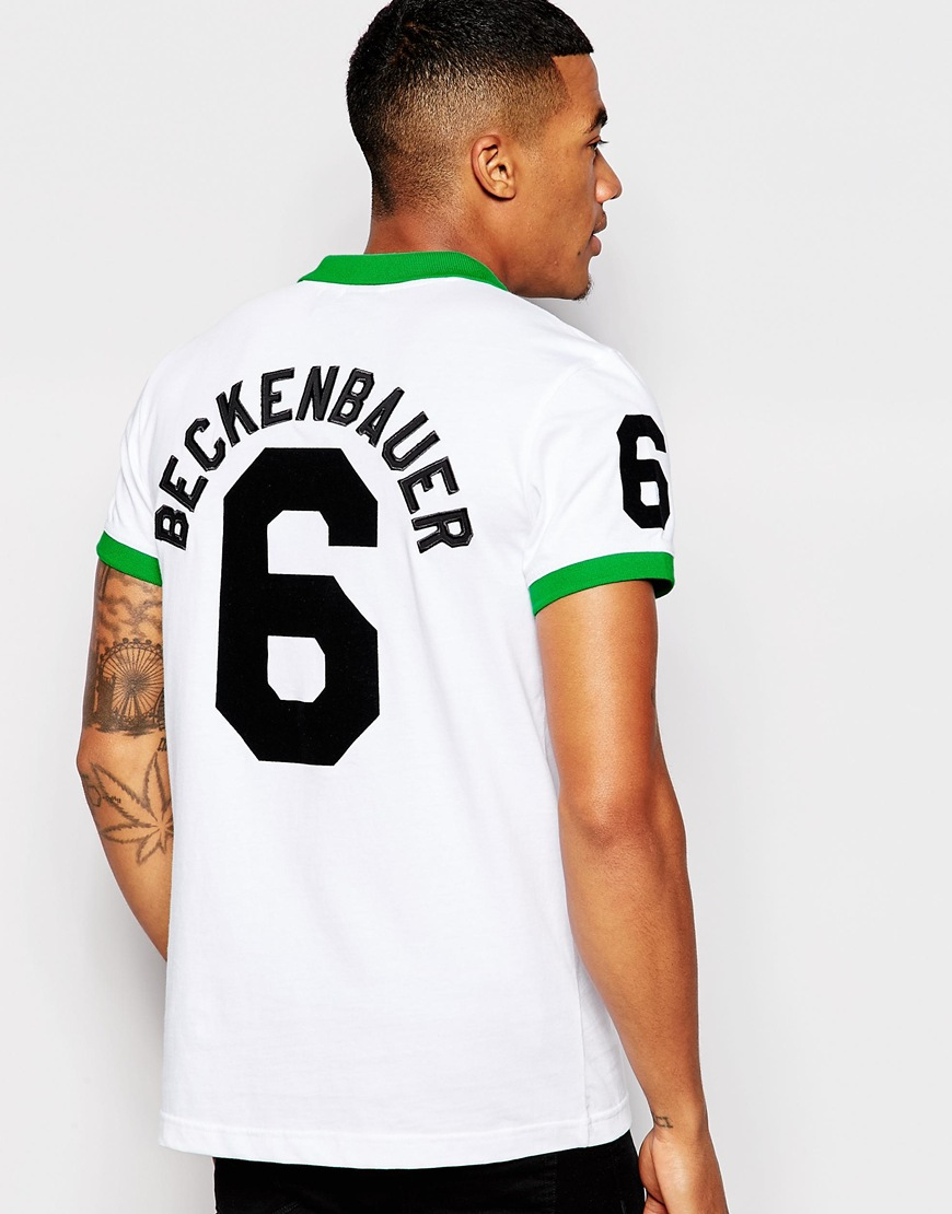 Lyst adidas Originals retro Beckenbauer Jersey Polo Shirt ab7466 Lyst adidas Originals retro Beckenbauer Jersey Polo Shirt ab7466