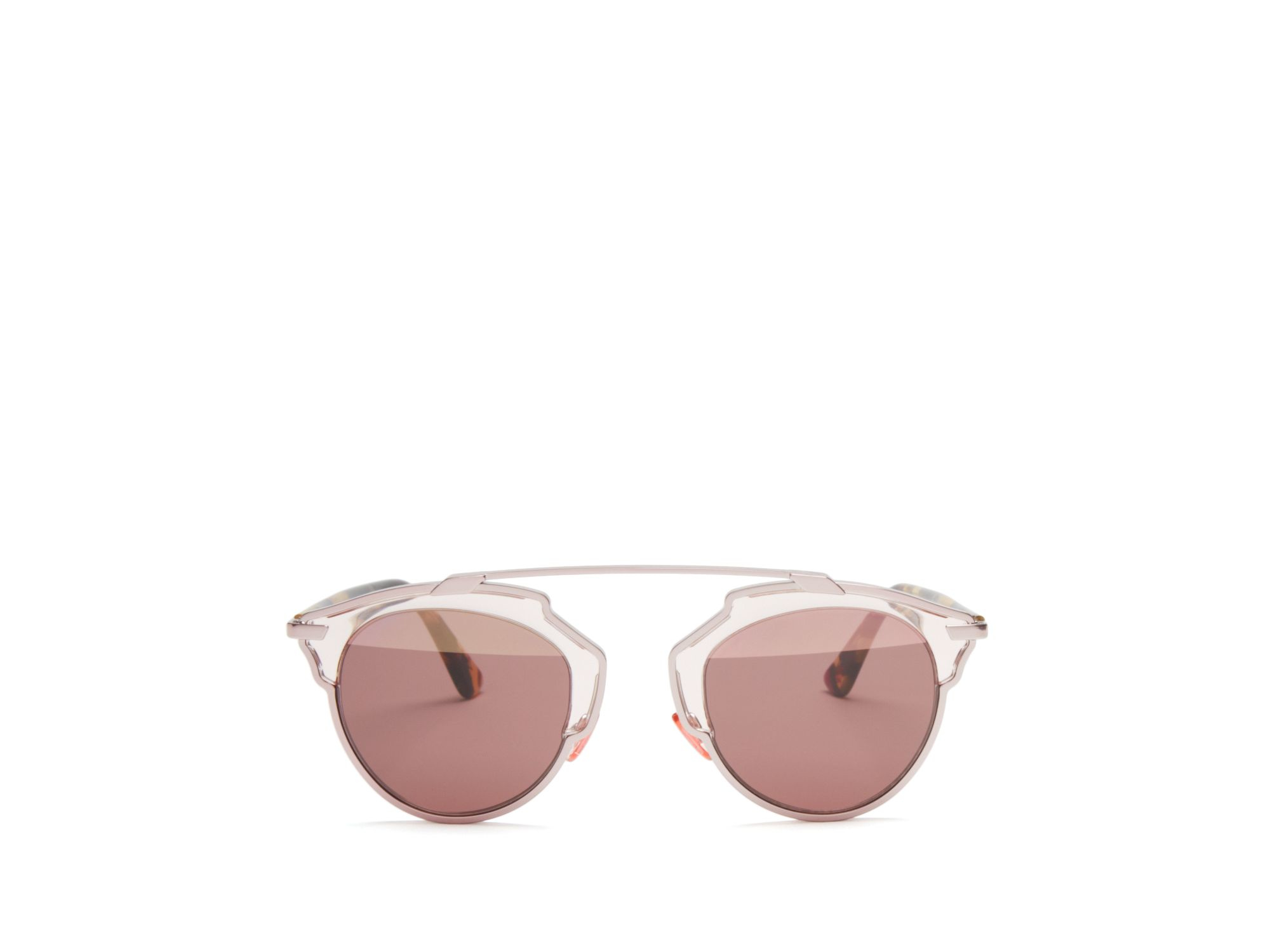 dior reflected sunglasses rose gold