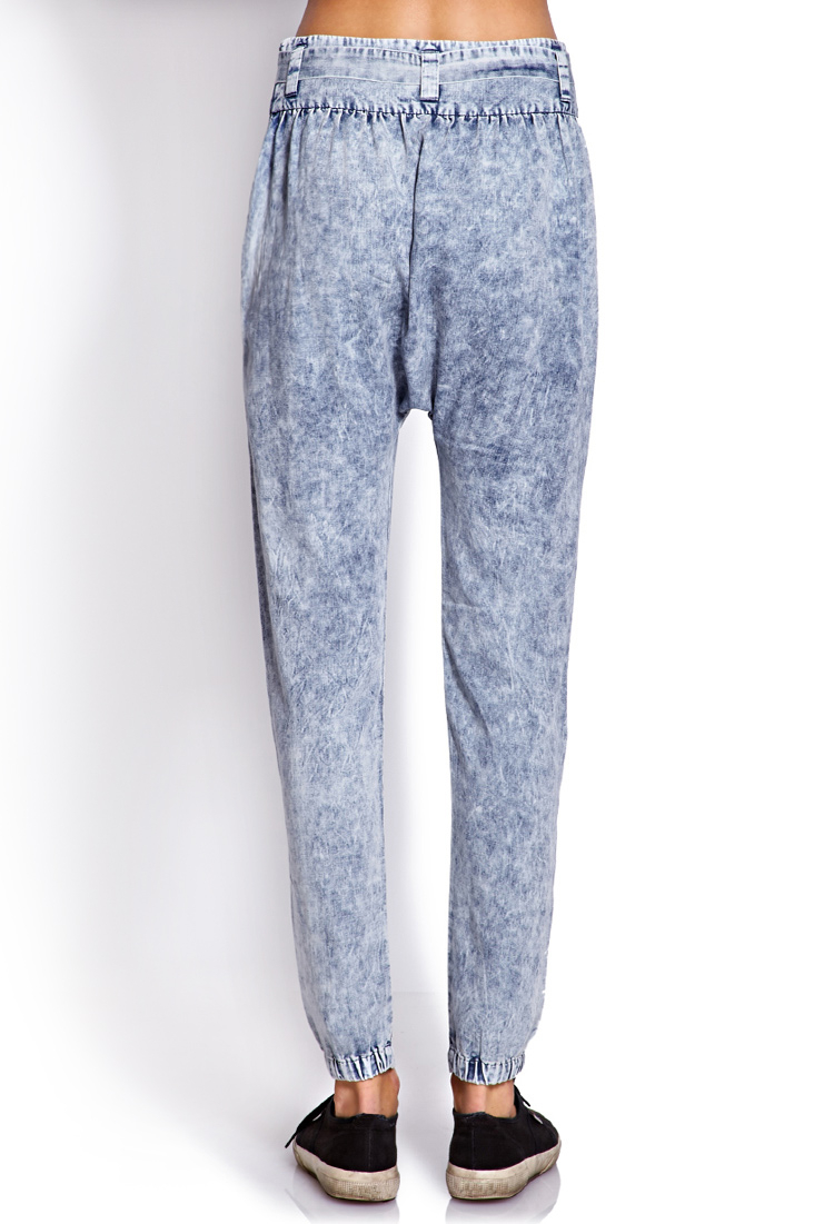 acid blue pants