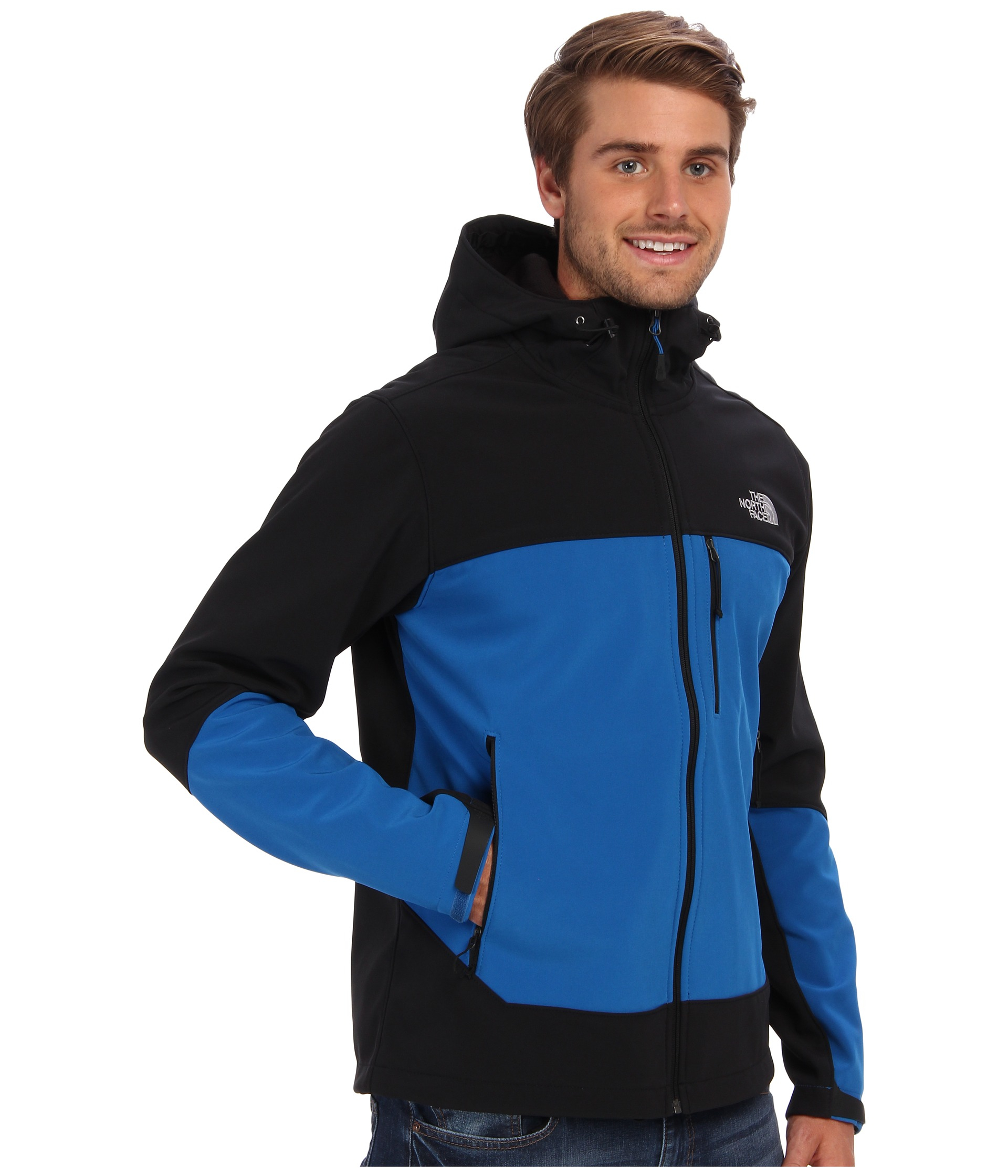 north face blue sweater