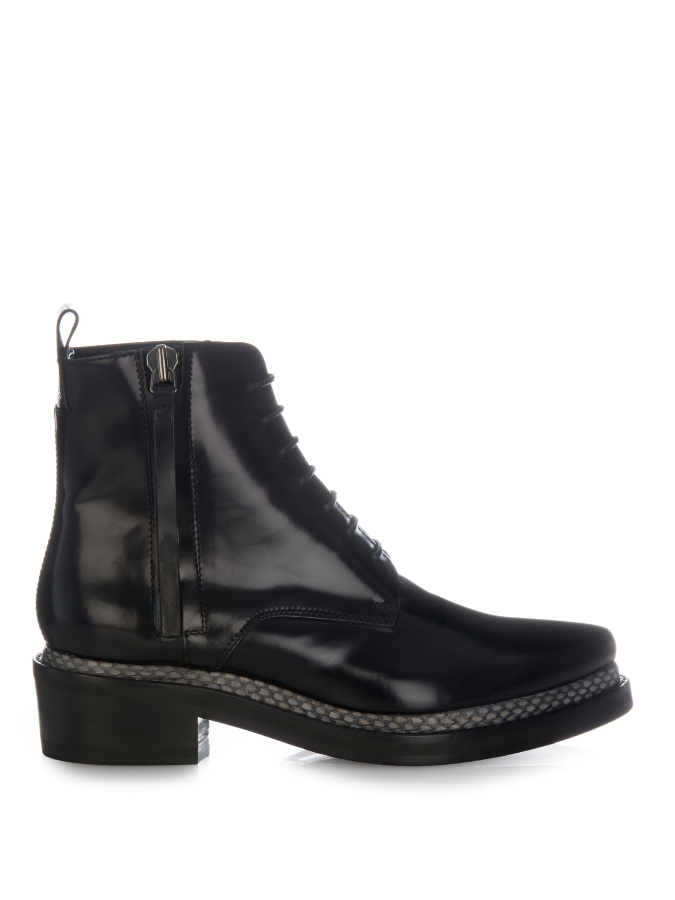 acne studios snakeskin boots