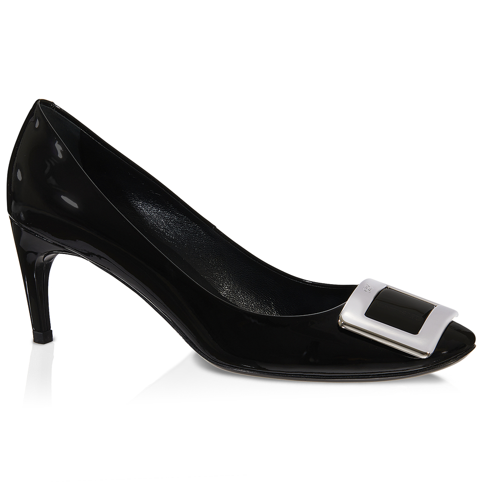 roger vivier belle de nuit patent leather pumps