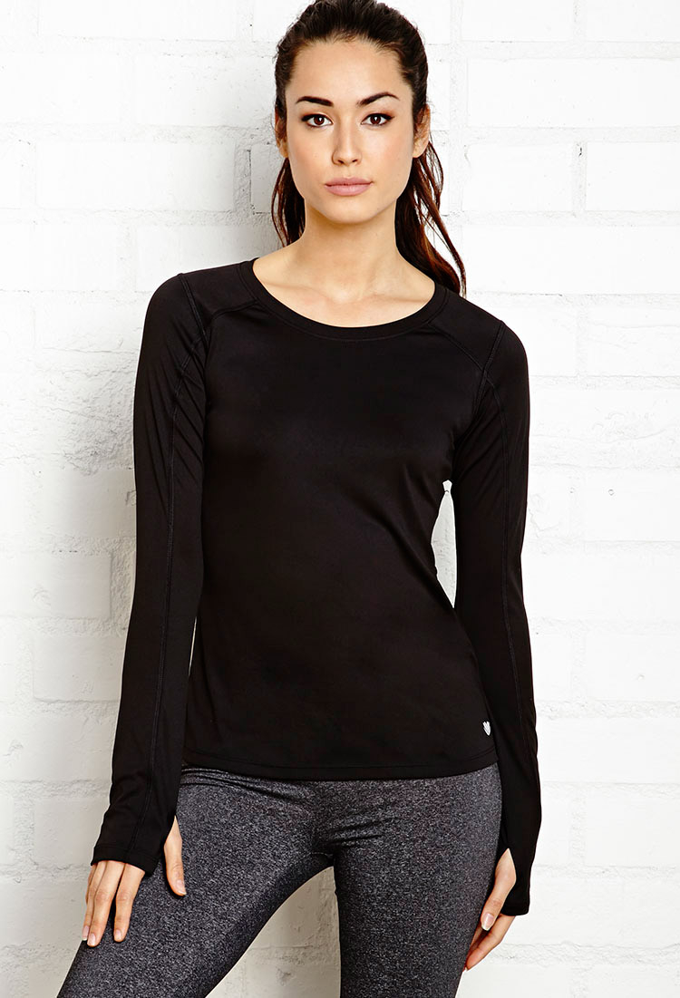 black long sleeve shirt forever 21