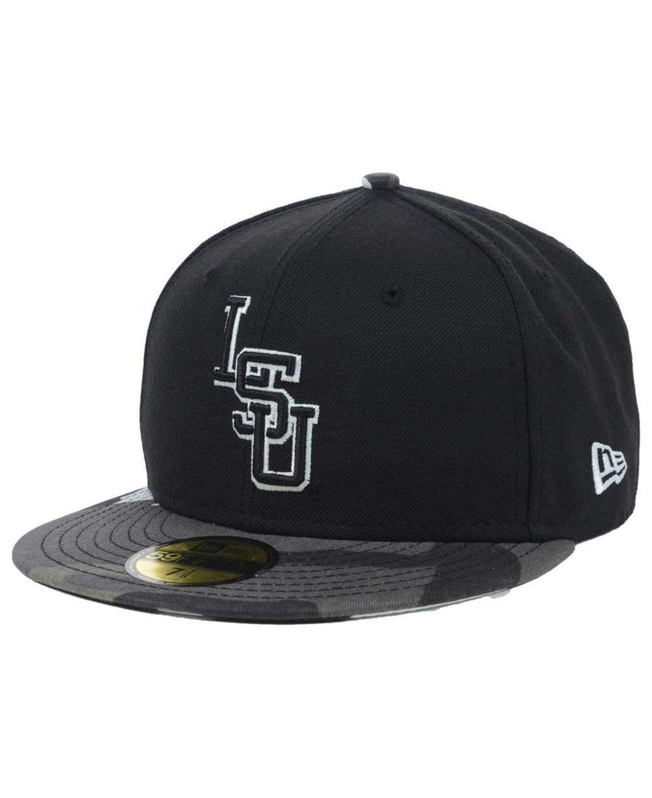 Lyst - Ktz Lsu Tigers Urban Camo 59fifty Cap in Black for Men