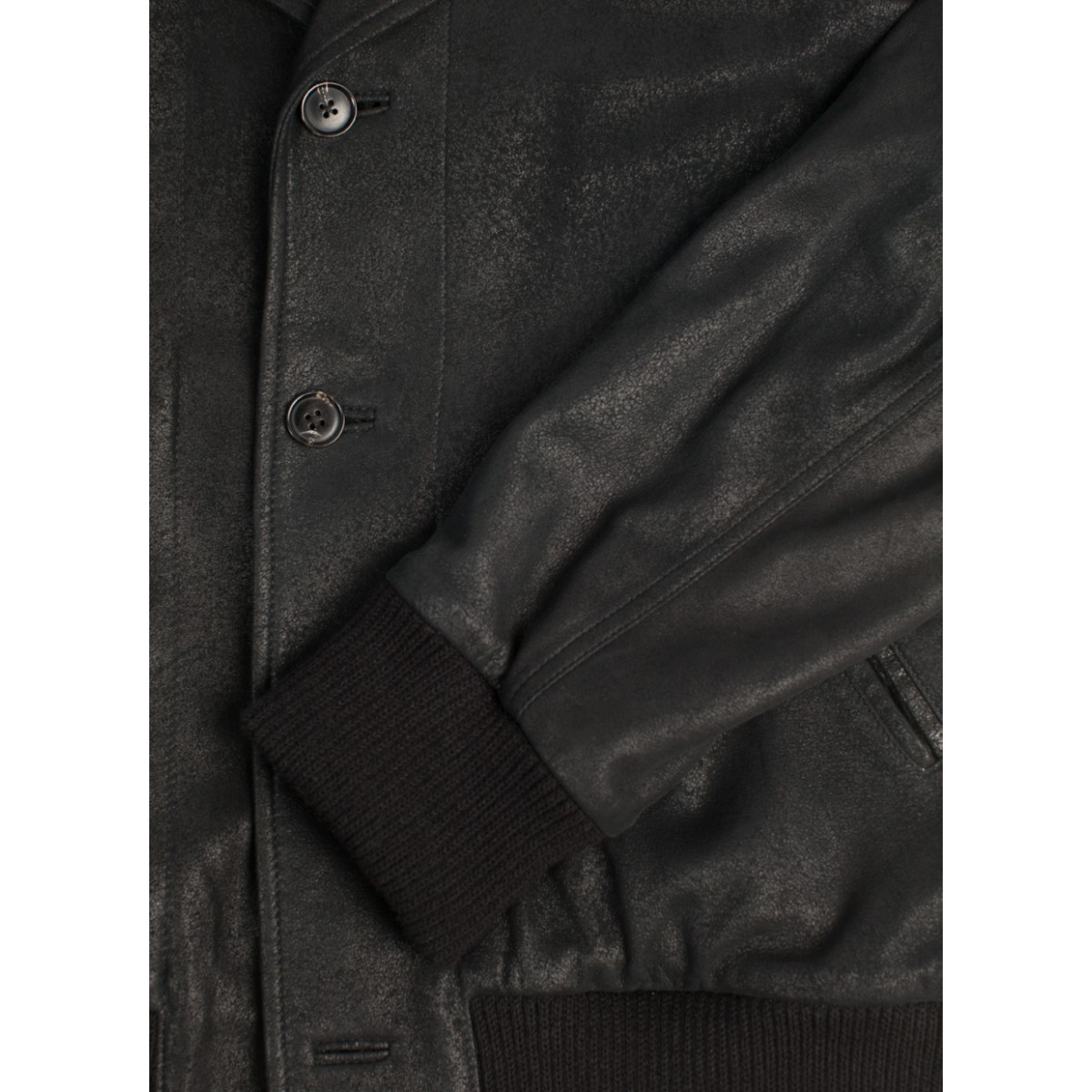Lyst - Billy Reid Yeates Suede Jacket in Black for Men