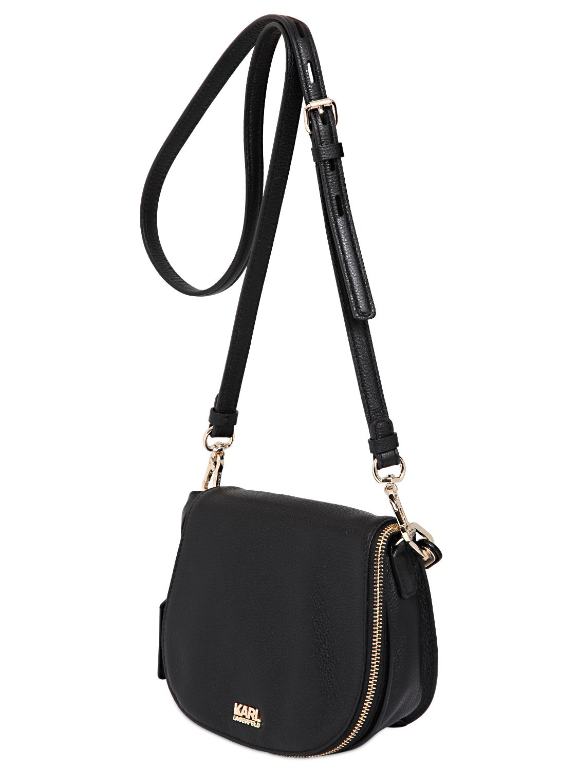 karl lagerfeld black shoulder bag