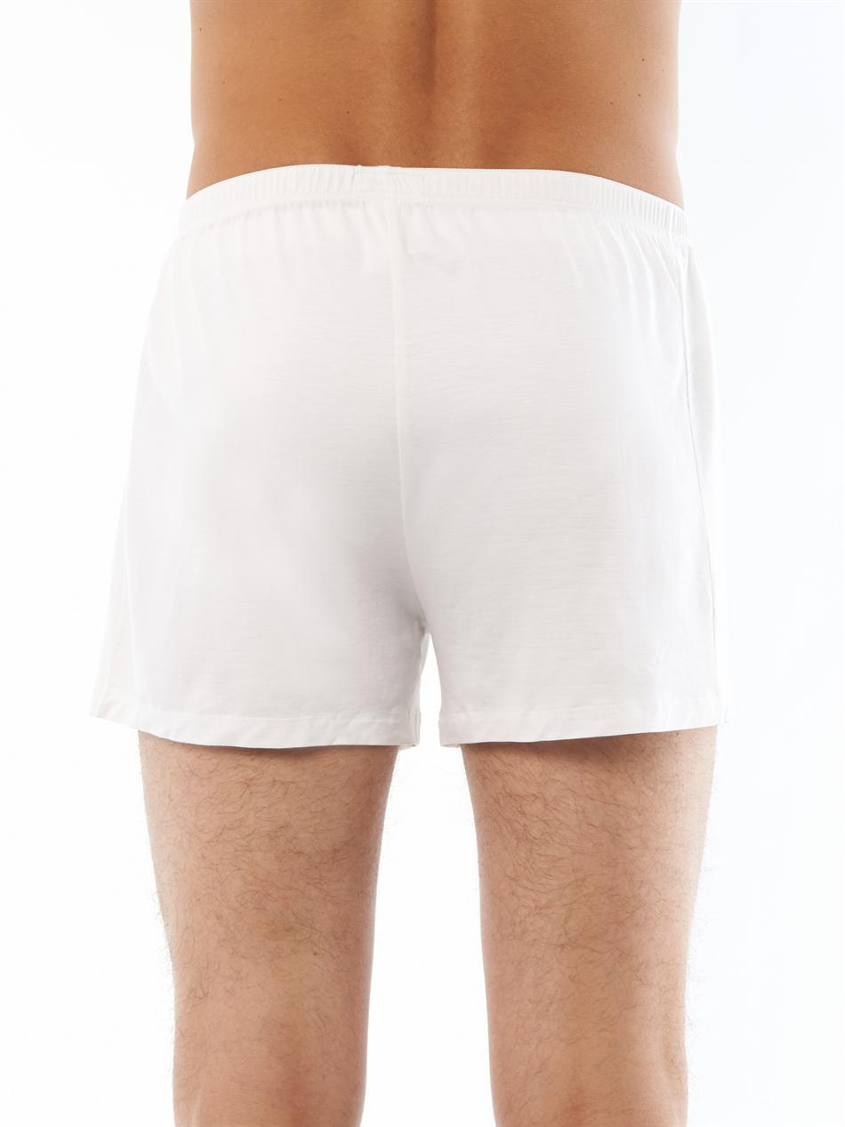 Lyst - Hanro Silk-Blend Boxers in White for Men