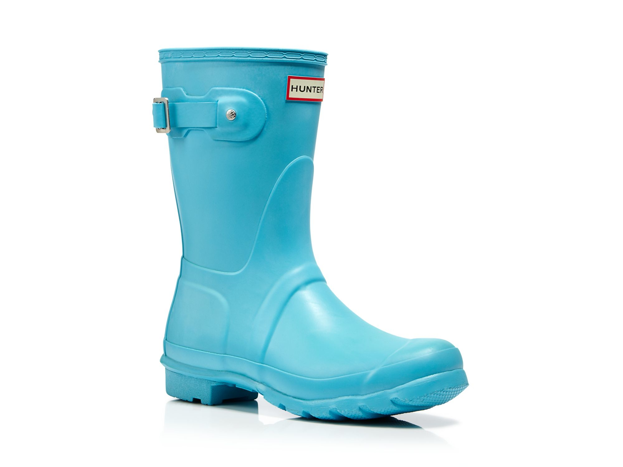 Lyst Hunter Rain Boots Women's Original Short in Blue