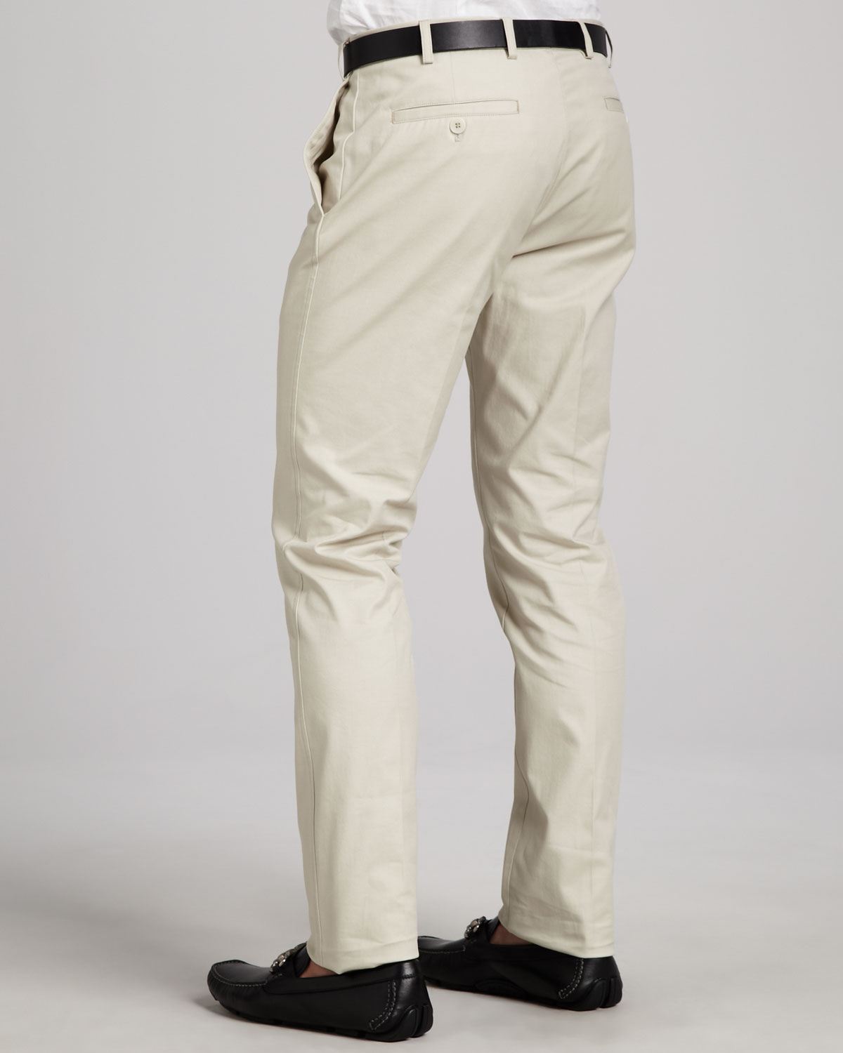 Ferragamo Cotton Gabardine Pants Light Khaki in Beige for Men (SAND) | Lyst