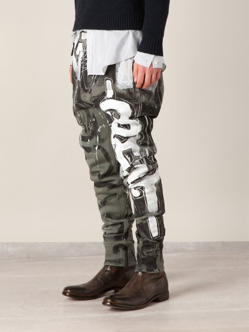 graffiti track pants