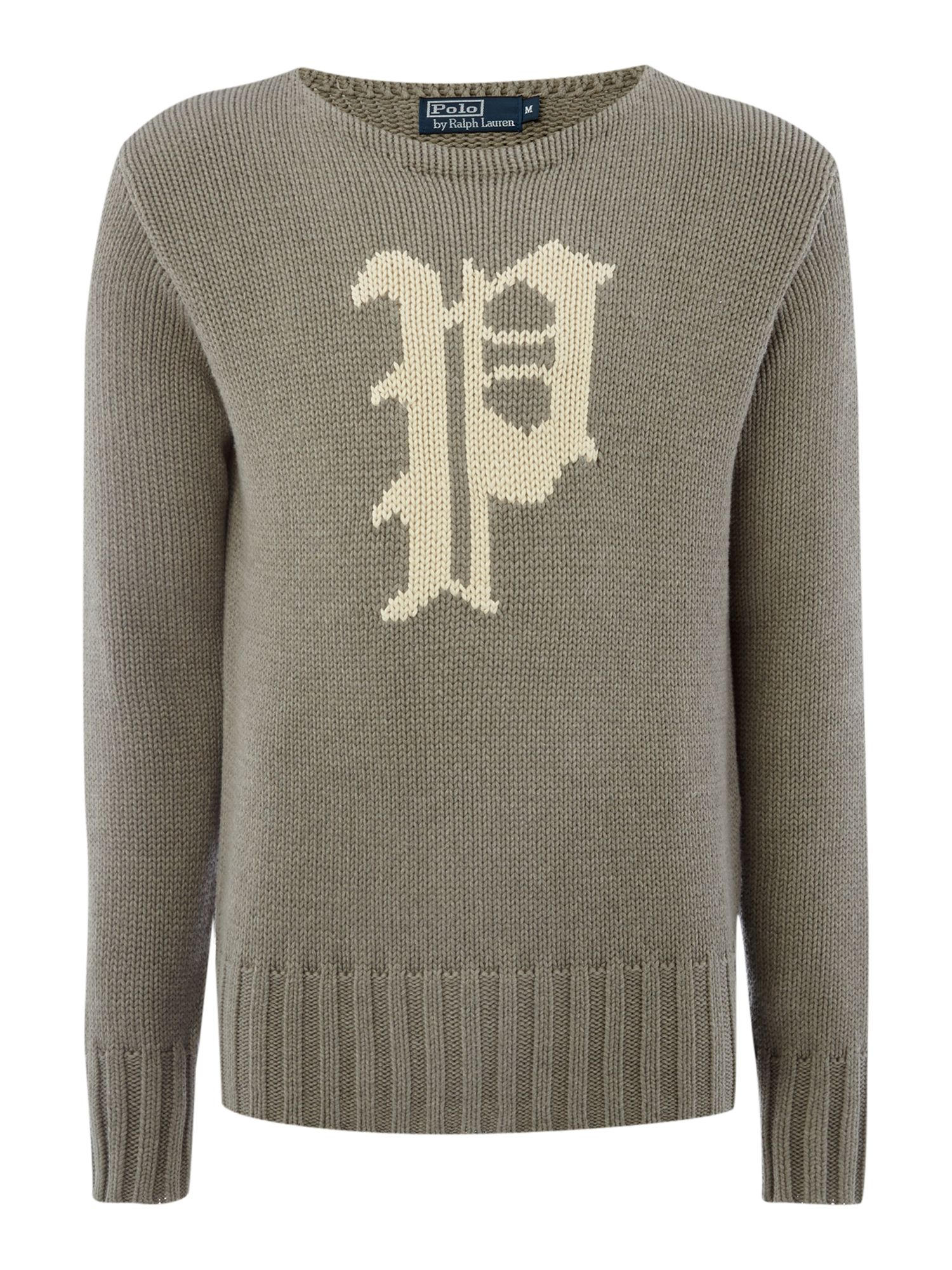 polo crew neck jumper