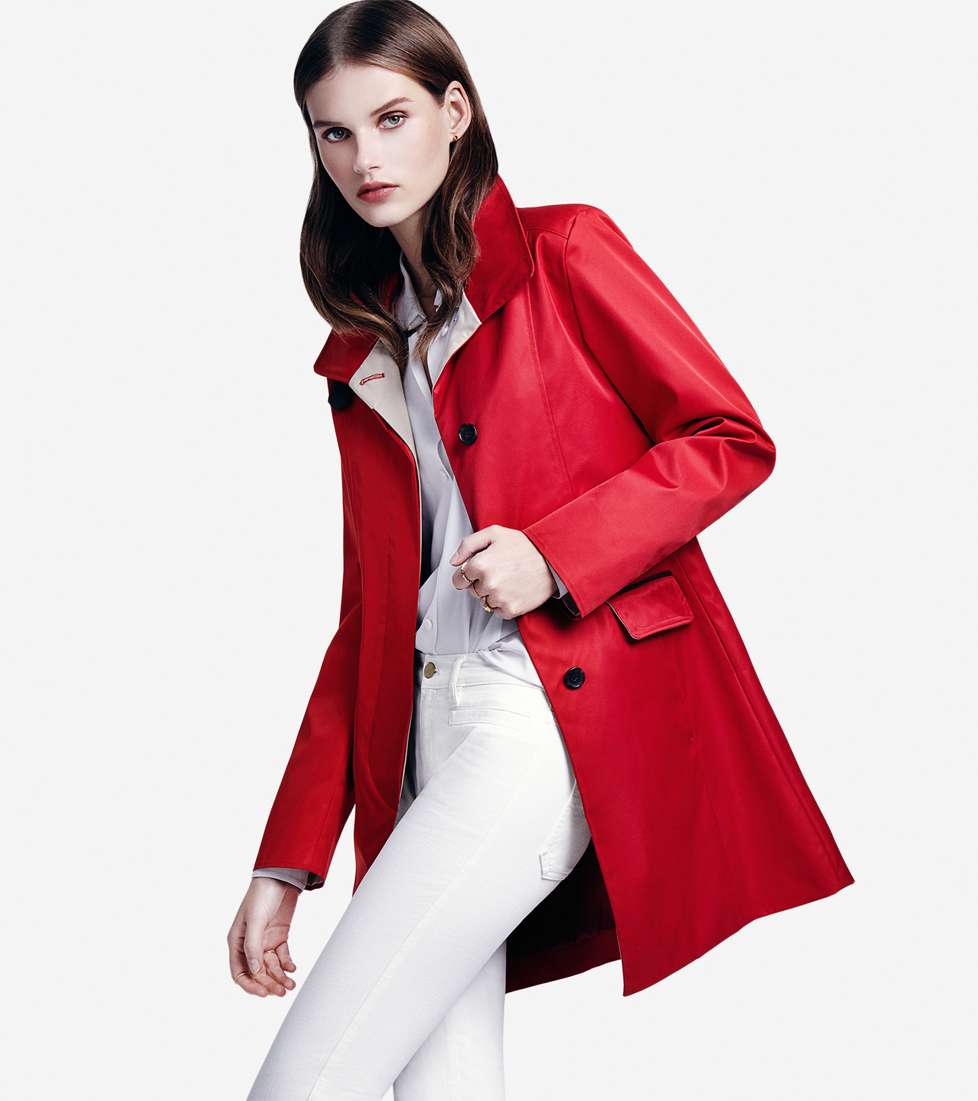 Single breasted, Raincoat and Cole haan on Pinterest