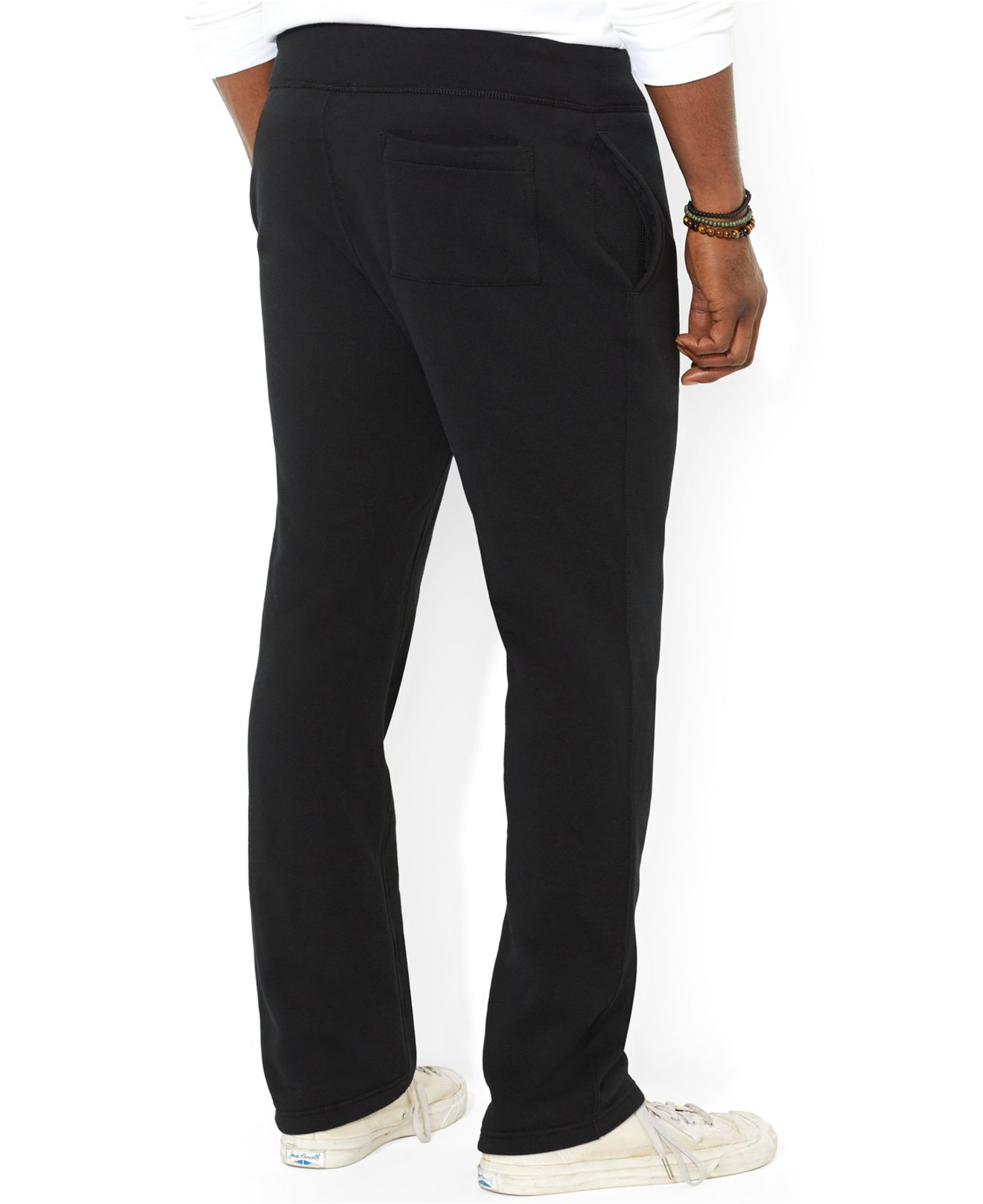 Lyst Polo Ralph Lauren Big And Tall Fleece Sweatpants In Black For Men