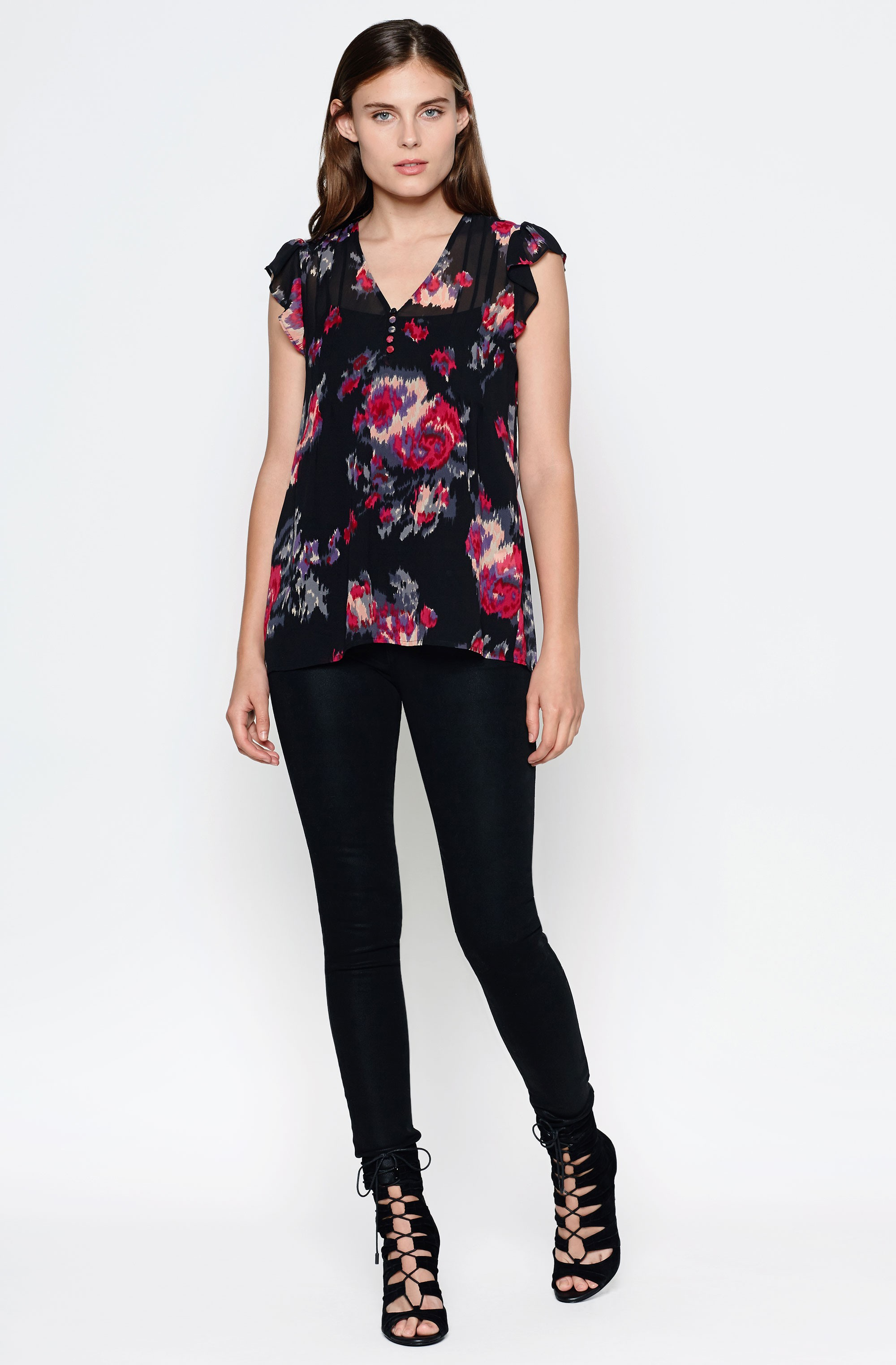 Joie Macy B Top In Black | Lyst