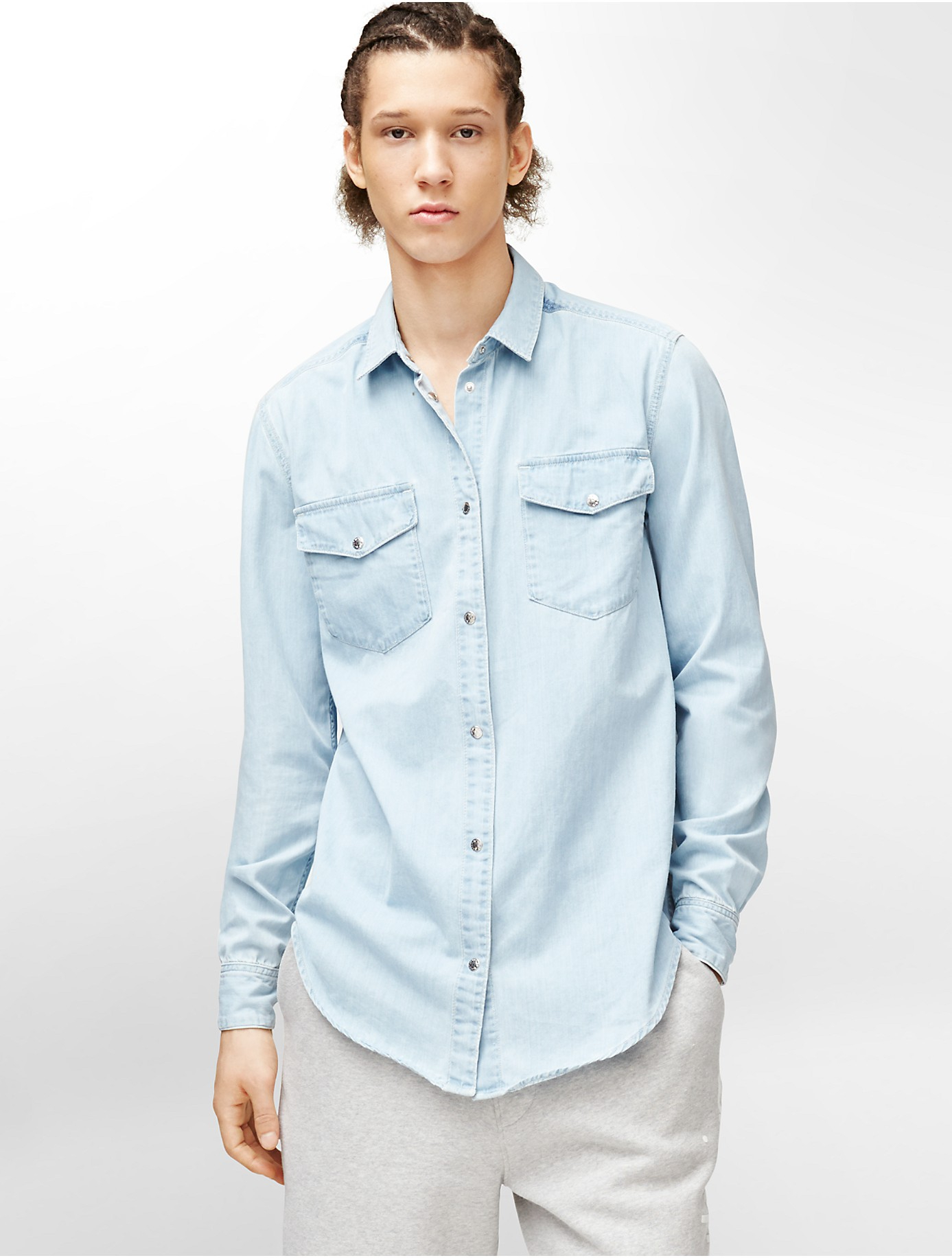 denim shirt calvin klein