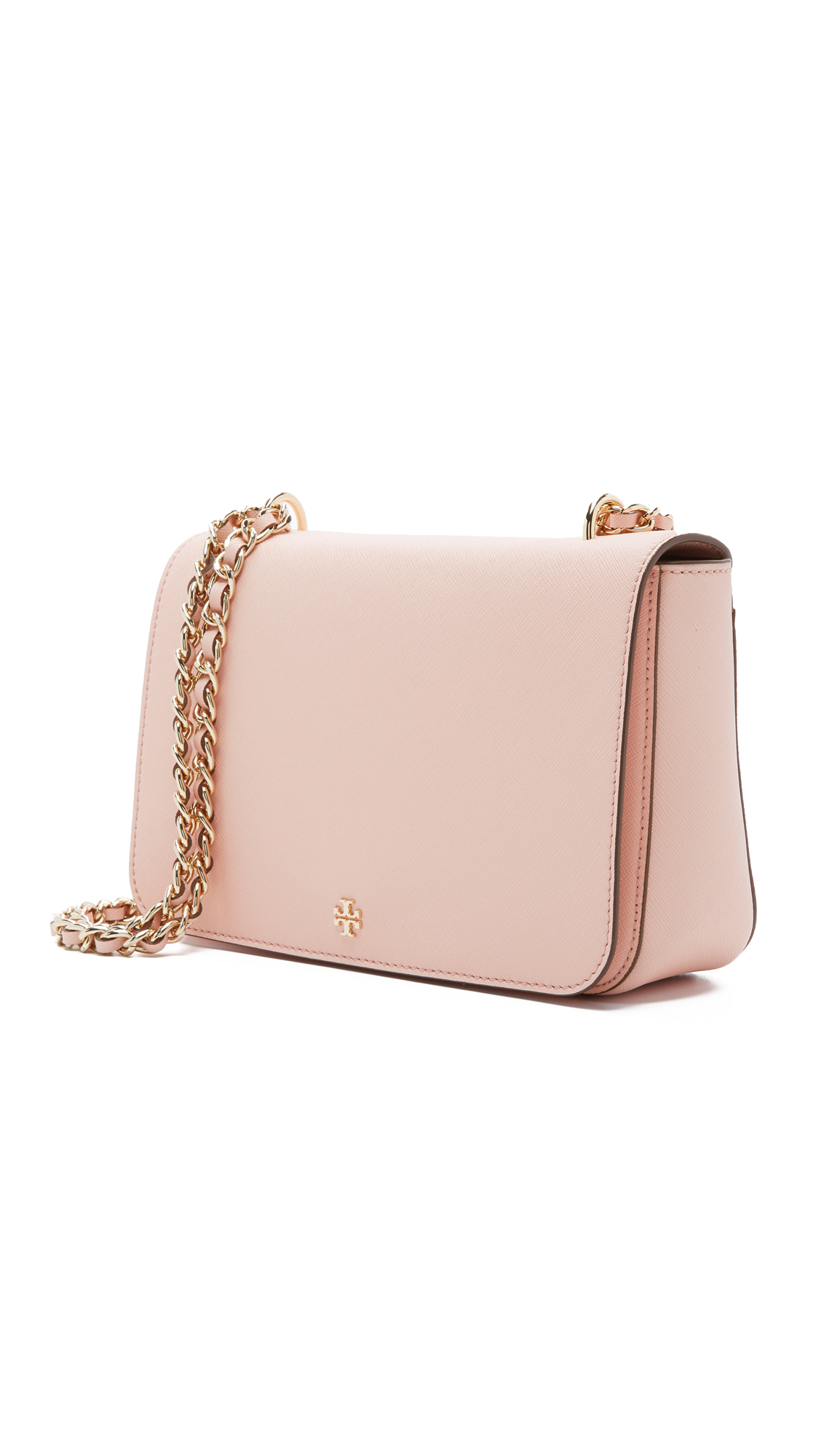 Lyst - Tory Burch Robinson Cross Body Bag - Pale Apricot in Pink