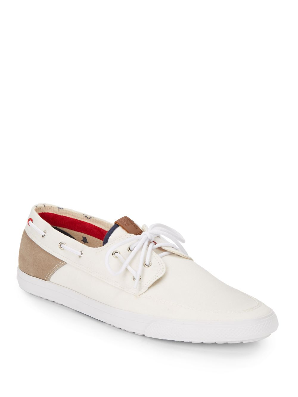 Lyst - Ben Sherman Smith Canvas Boat Shoes in White for Men