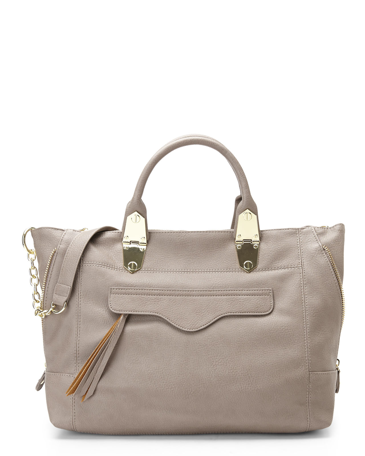 steve madden grey tote bag