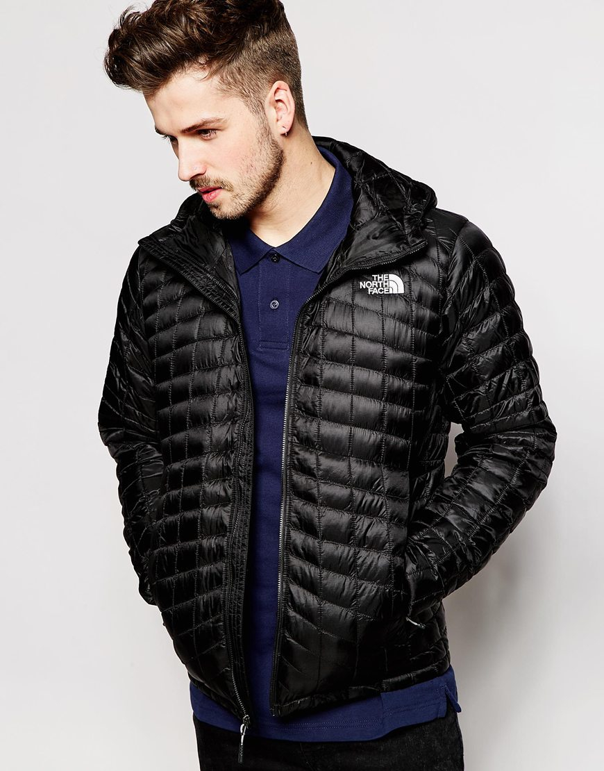 Lyst - The North Face Thermoball Jacket With Hood in Black for Men