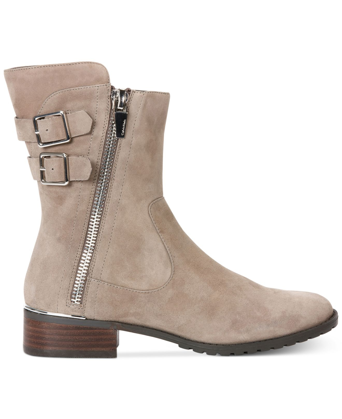 calvin klein moto boots